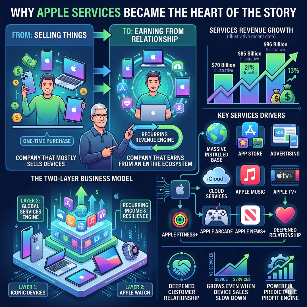 Why Services became the heart of the story