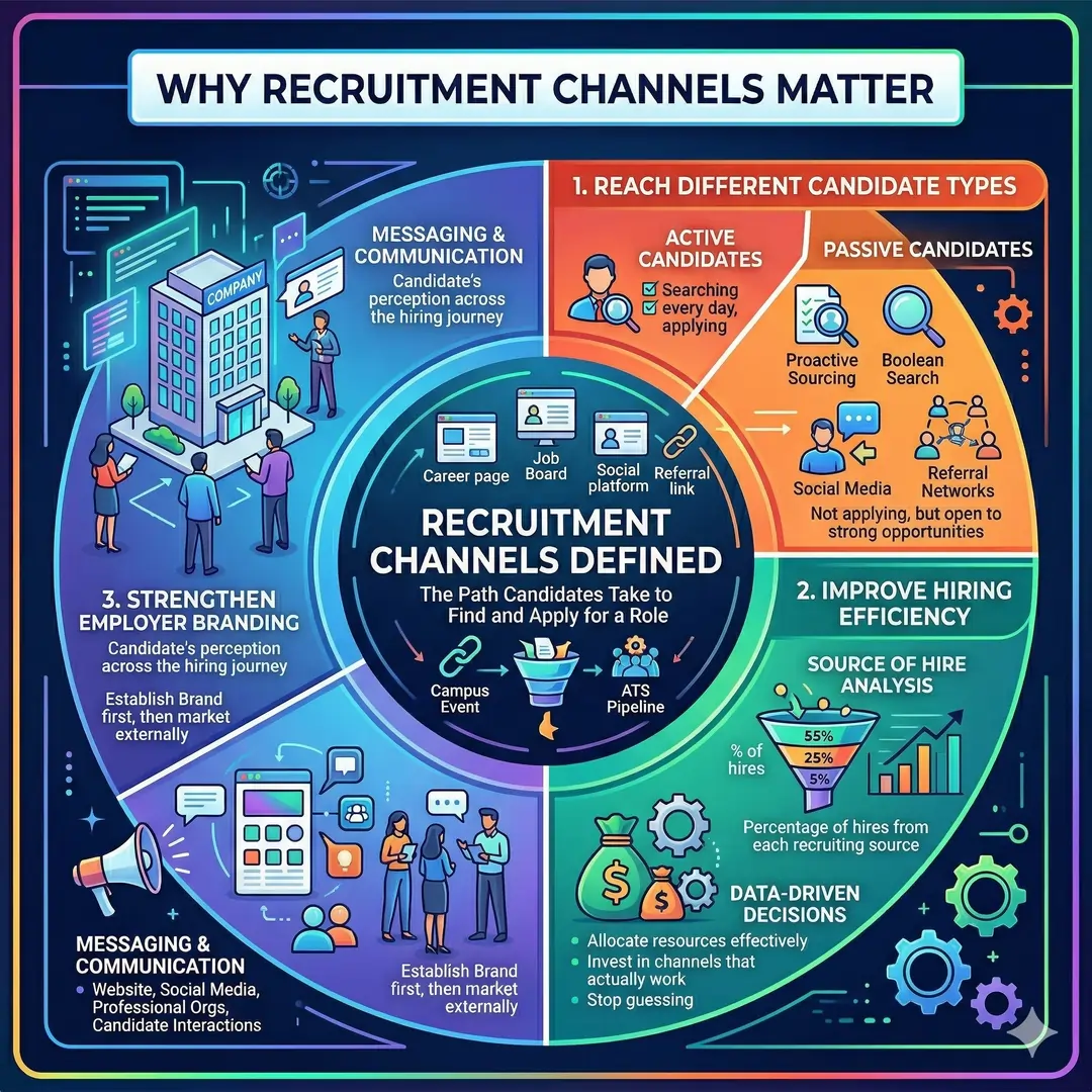 Why recruitment channels matter Why recruitment channels matter