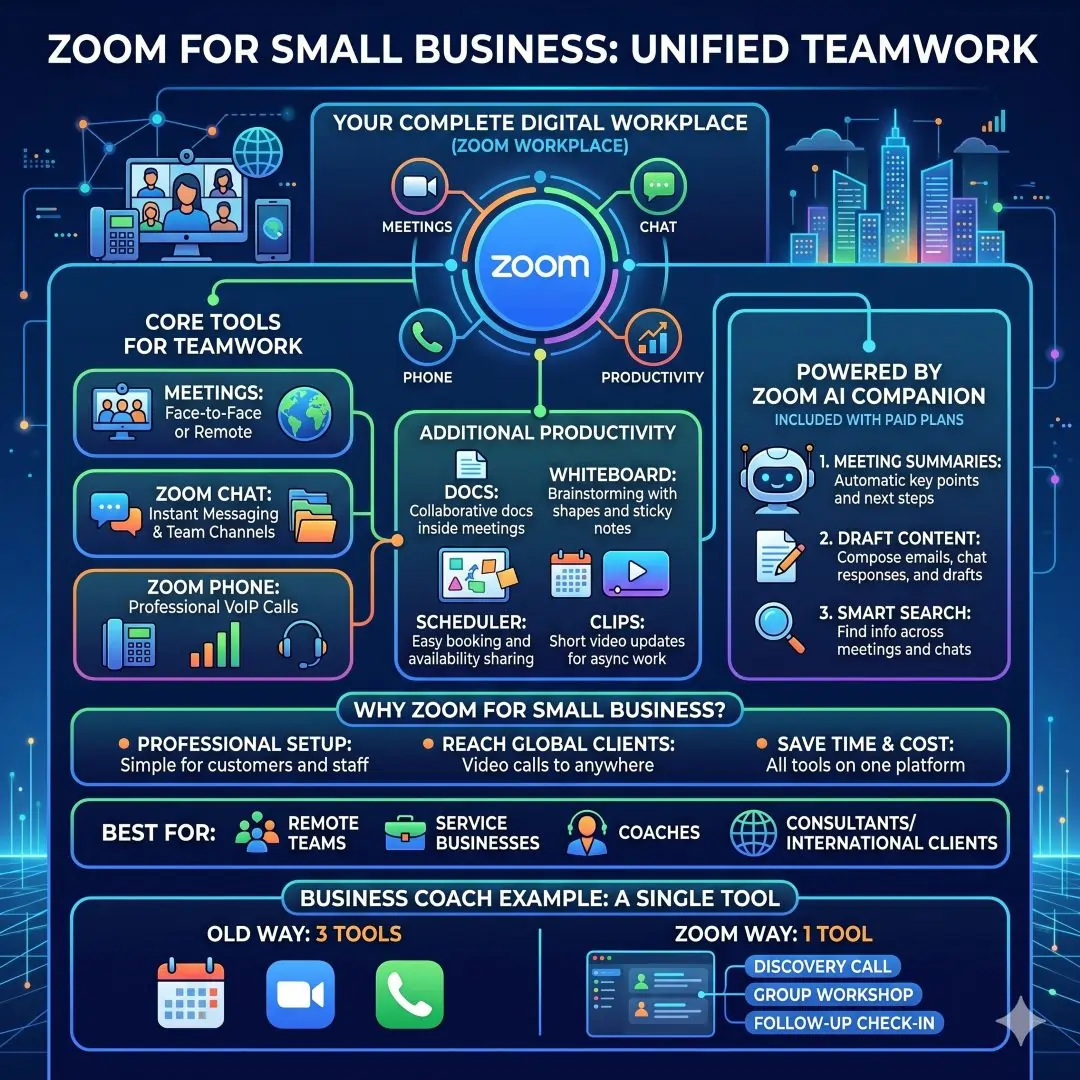 Zoom for meetings, calls, and hybrid teamwork